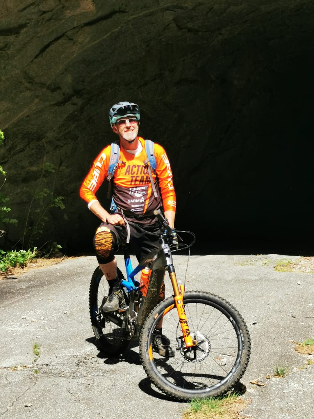 Wolfgang Mende auf dem Mountainbike